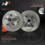 Front Disc Brake Rotors & Ceramic Pads for Ford F-150 (1994–1996)