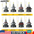 Set of 6 AUXITO H4 9012 9006 9005 H7 H13 9007 H11B LED Headlight Bulbs