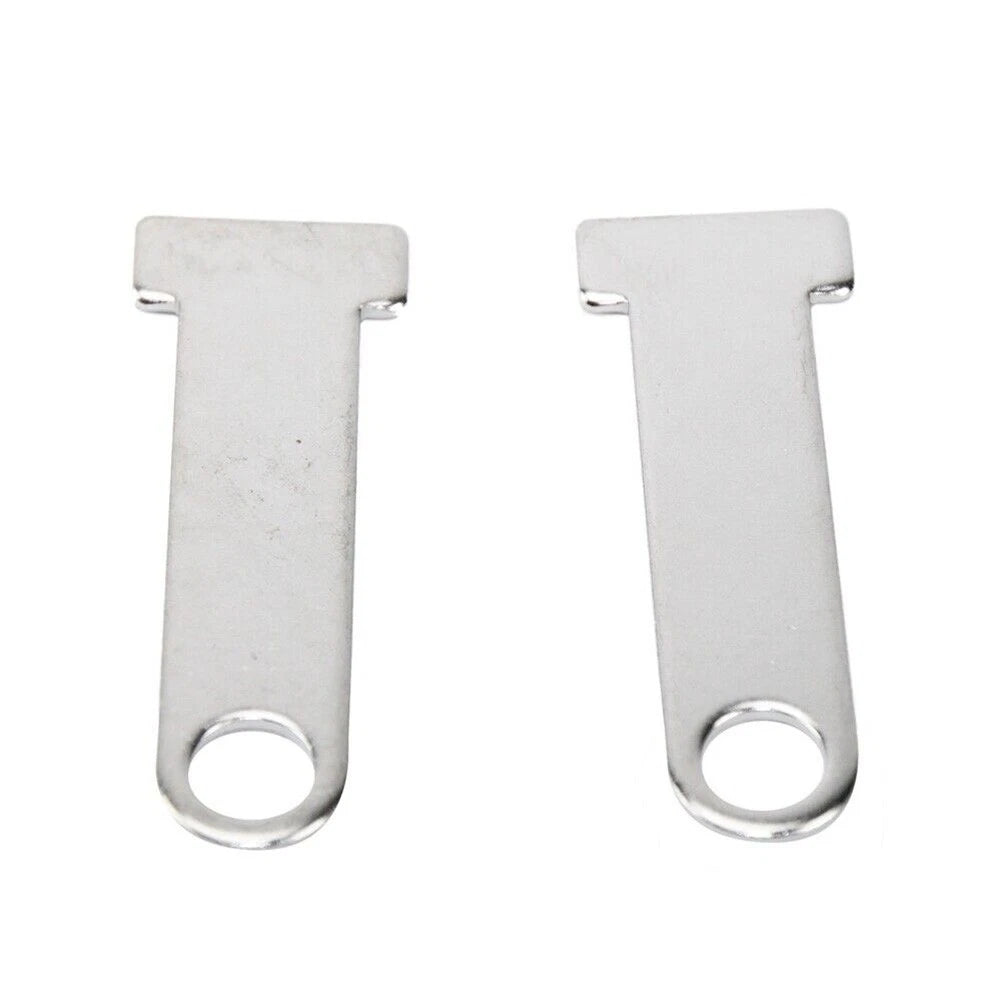 D-Ring Lock Extensions for Helmet (1 Pair) - Stainless Steel 3.5" 1/4"