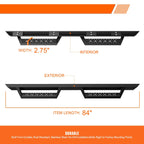 Dual 3.5" Walled Tip Mufflers Catback Exhaust for Ford F150 (2015–2020)