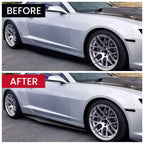 Side Skirts Extension for Chevy Camaro SS LS LT (2010-2015) Gloss Black