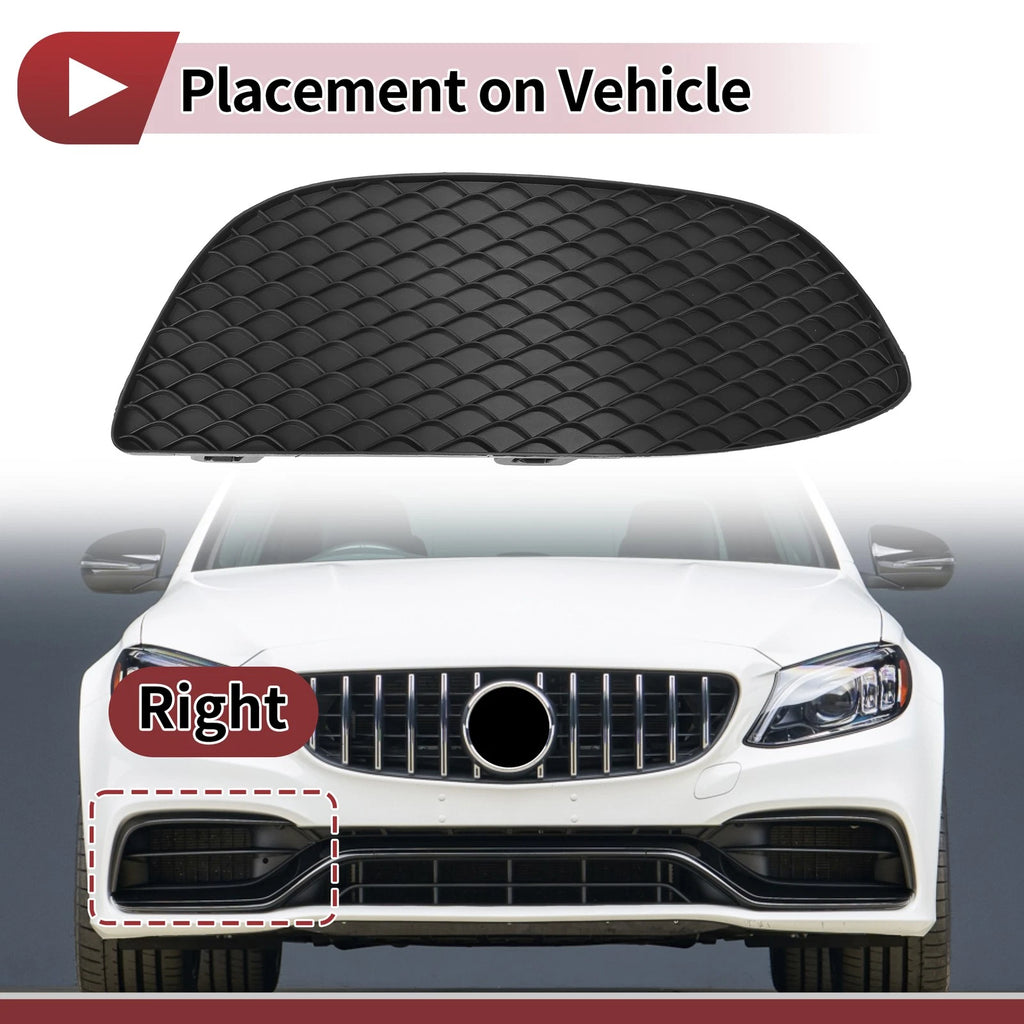 1 Pc Fog Light Grill for Mercedes-Benz C300 (2015–2016) No. 2058850823