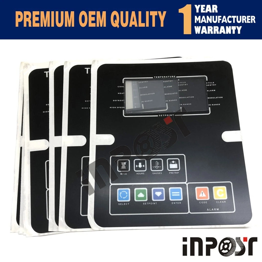 5pcs Overlay MP VI Control Panel Sticker for Thermo King SB-III (1991–2011)