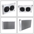 4 Row Aluminum Radiator with Shroud Fan for Chevrolet GMC (1981–1991)