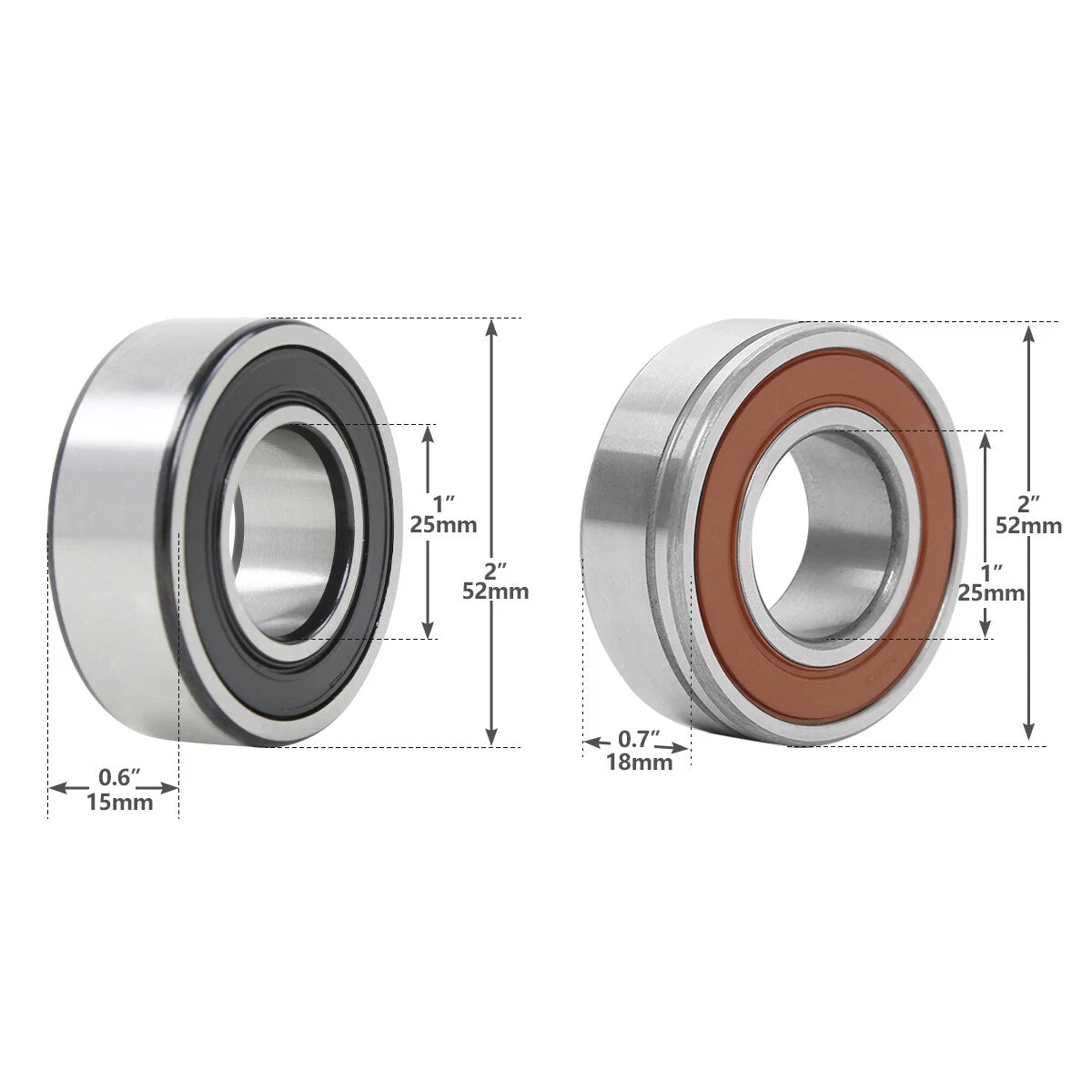 Sealed Ball Bearing for Harley Touring (2014–2023) 21"/23" Front Wheel
