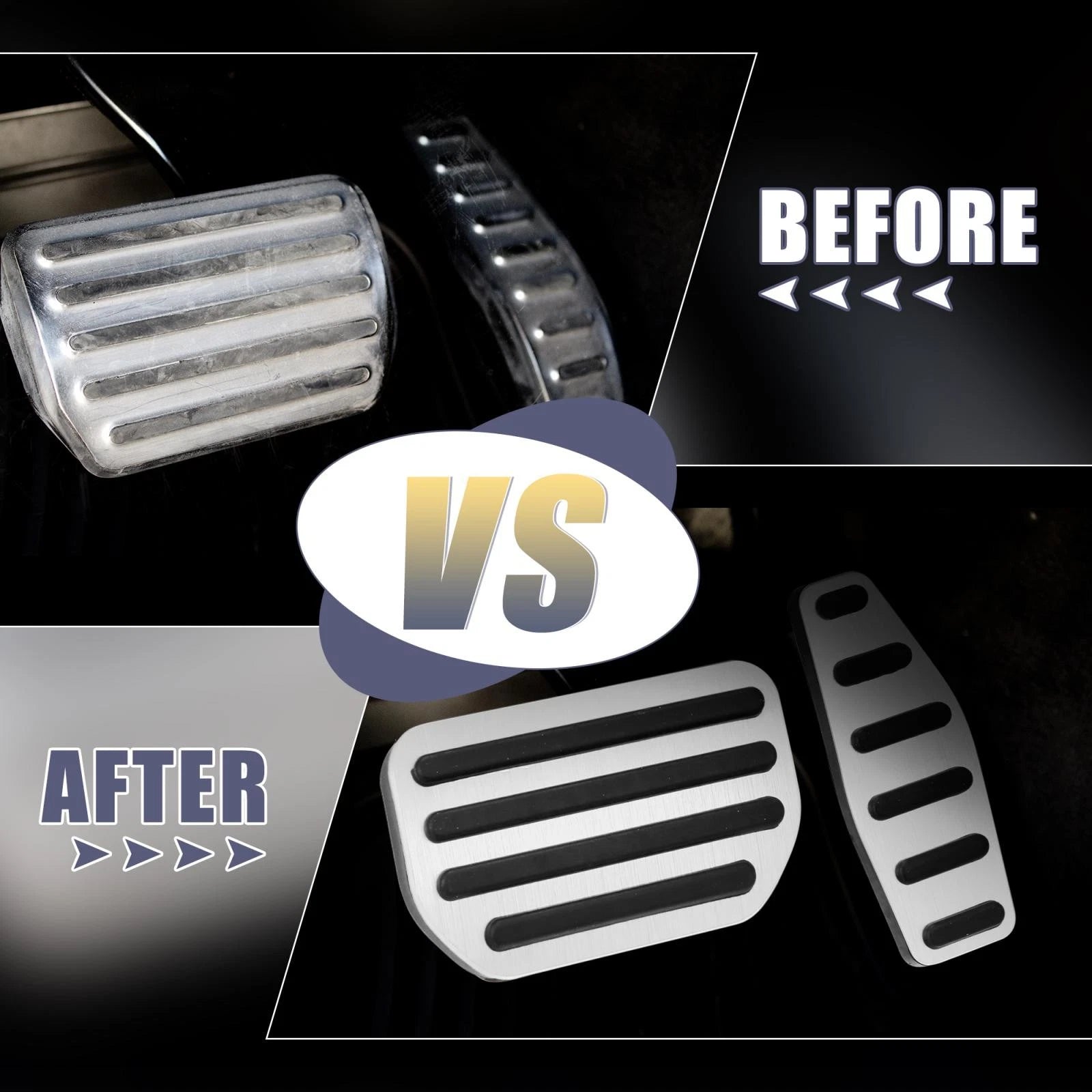 Brake Gas Accelerator Pedal Cover Kit for Suzuki Jimny (2019–2023)
