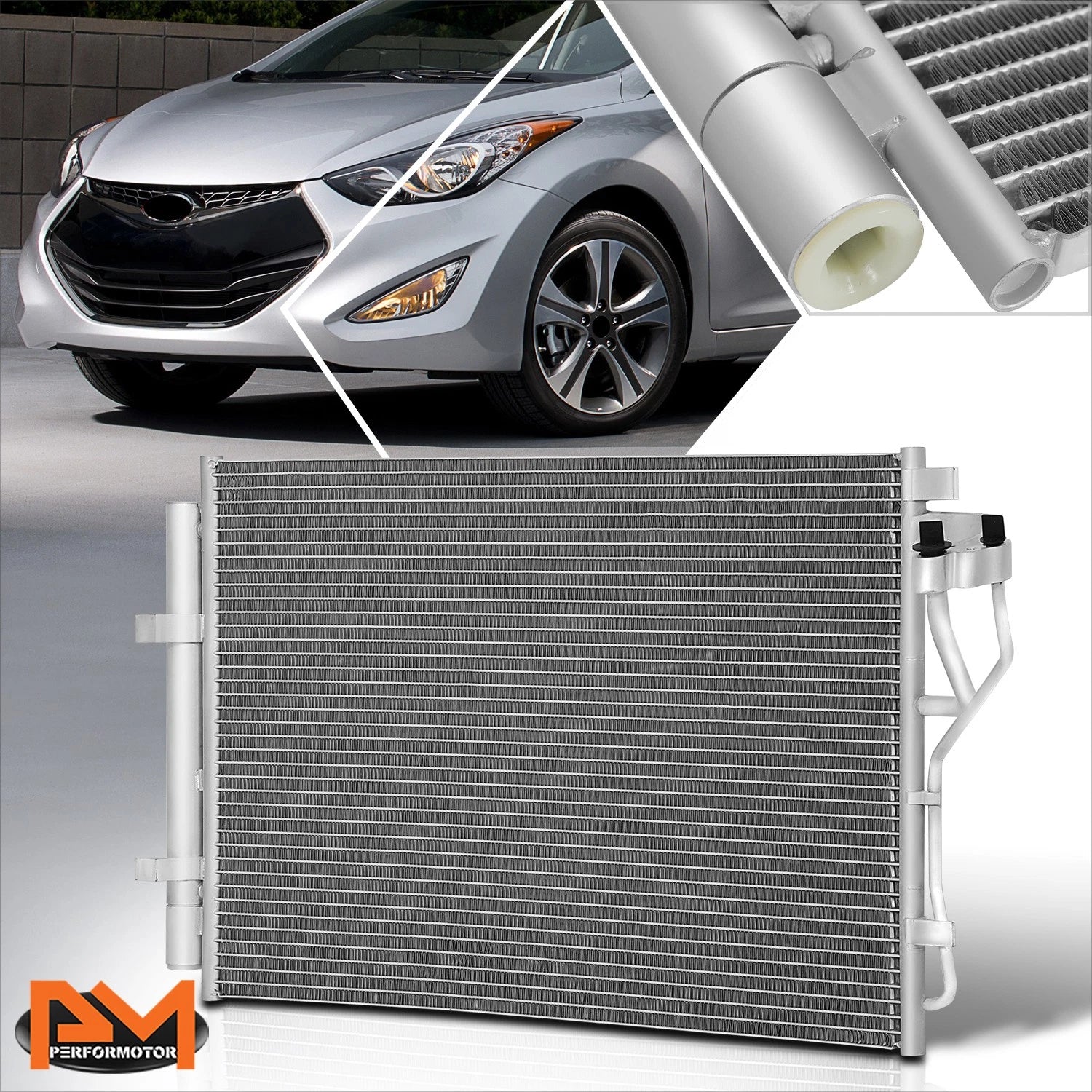 A/C Condenser for Hyundai Elantra GT (2011–2013) Aluminum Core Replacement