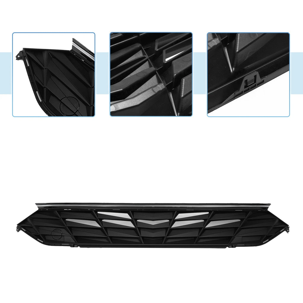Front Upper Bumper Grille for Hyundai Elantra (2021–2022) Black
