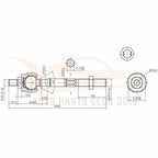 10x Front Control Arms Tie Rods Ball Joints for Honda Civic (1996–2002)