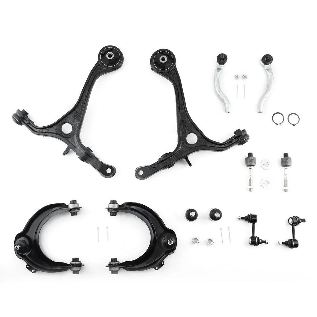 12x Front Upper Lower Control Arms Suspension Kit for Honda Accord TSX (2003–2007)