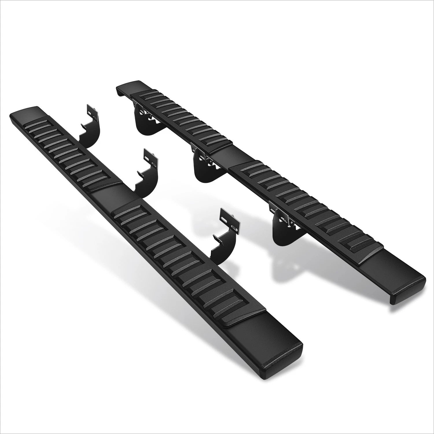 Set of 2 Aluminum Side Step Bars for Dodge Ram 1500-3500 Crew Cab (2009–2024)