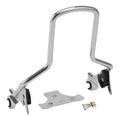 Chrome Detachable Upright Sissy Bar Backrest for Harley Touring (2009–2025)