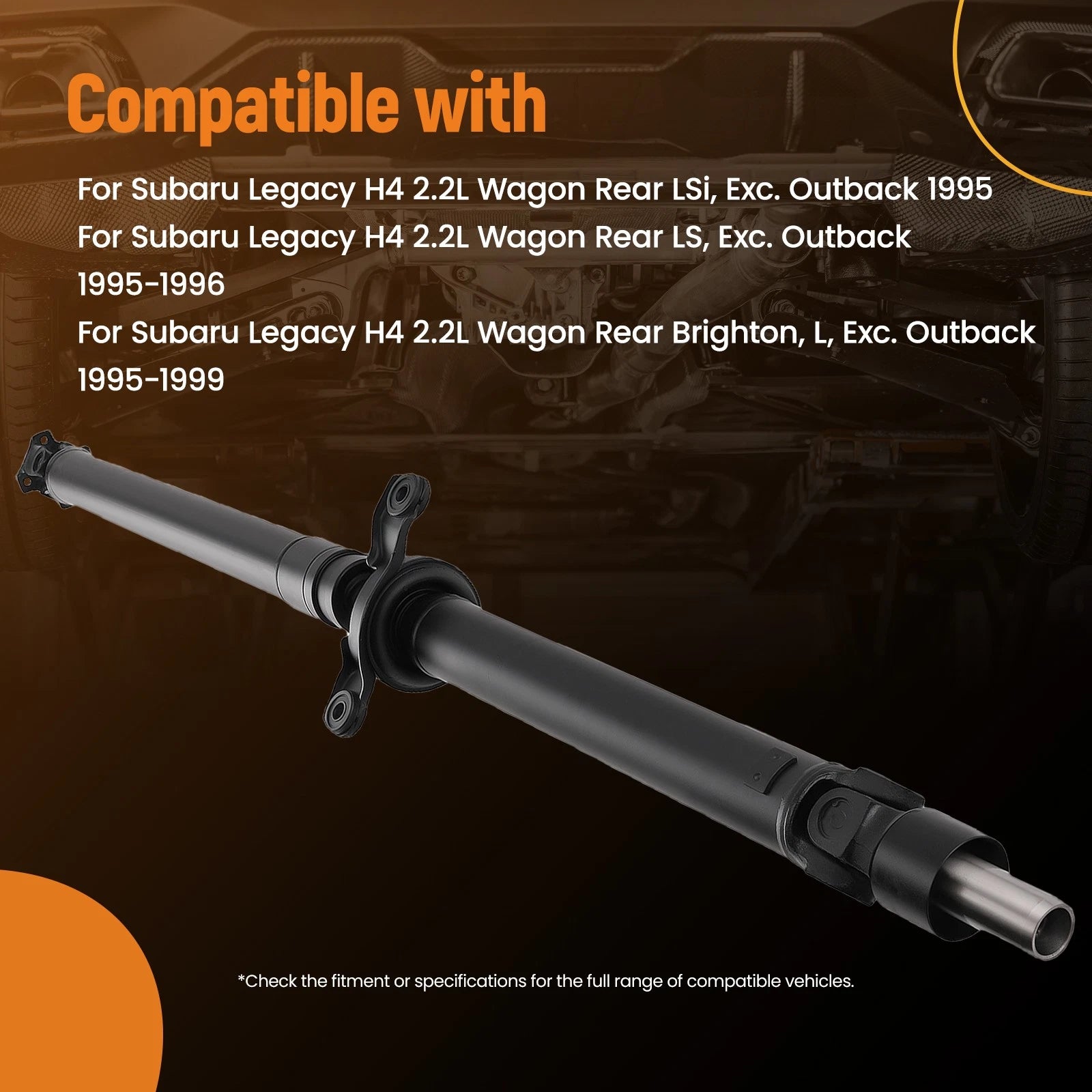 Rear Propeller Drive Shaft for Subaru Legacy (1995-1999) AWD