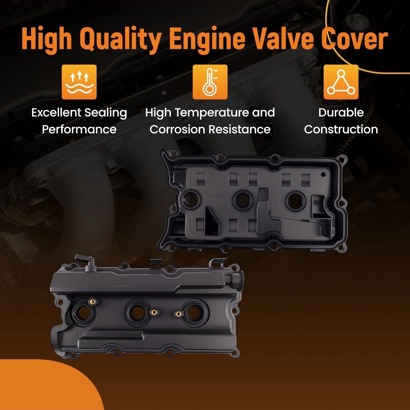 RH valve cover for Nissan Pathfinder 4.0L V6 DOHC (2005–2012) 13264-EA200