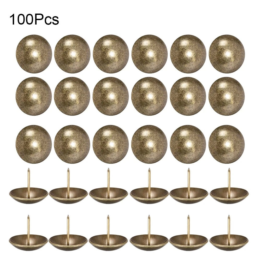 100pcs Antique Bronze Upholstery Tacks for Furniture