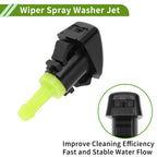 Set of 1 Windshield Washer Nozzle with Hose Connector for Subaru (No.86636FG051)