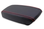 Leather Synthetic Console Armrest Cover for Acura Integra (1994–2001) Red Stitch