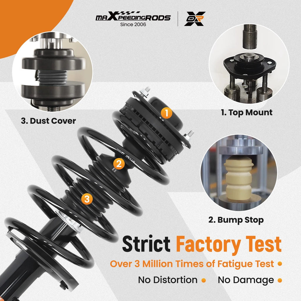 Front Strut Coil Spring for Chrysler Town & Country, Grand Caravan (2008–2020)