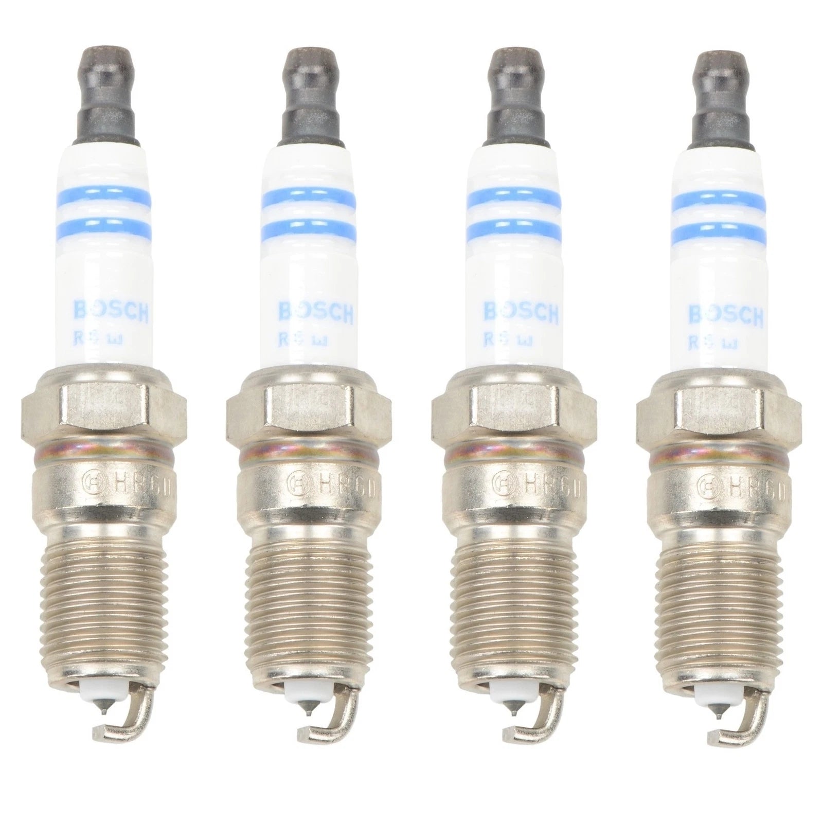 Set of 4 Spark Plugs Bosch for Acura Chevy Ford Honda Mazda Pontiac