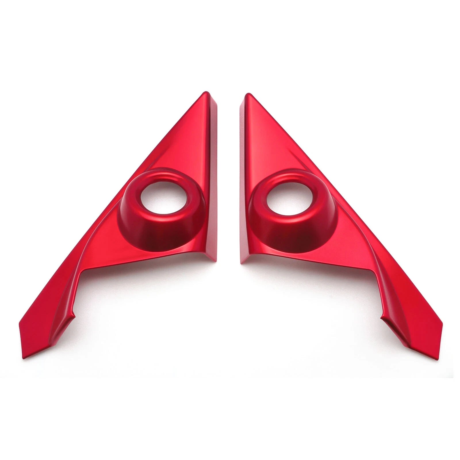 Red ABS Inner Front Door Speaker A-Pillar Molding for Honda Civic (2016-2021)
