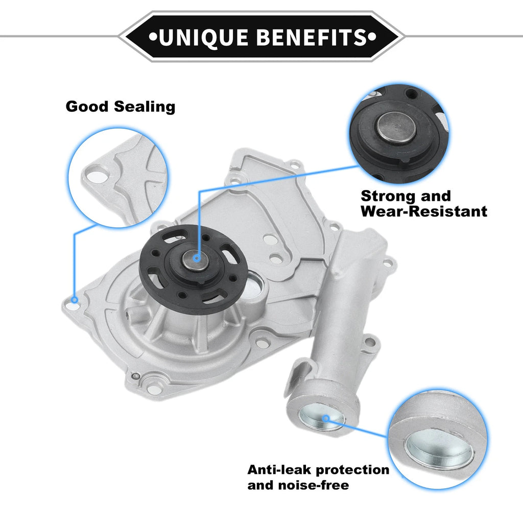 Water Pump with Gasket Kit for Hyundai Azera (2007–2009) No. 251003C120/251003C131