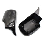 Glossy Black ABS Front & Rear View Mirror Covers for BMW E46 (1998-2005)