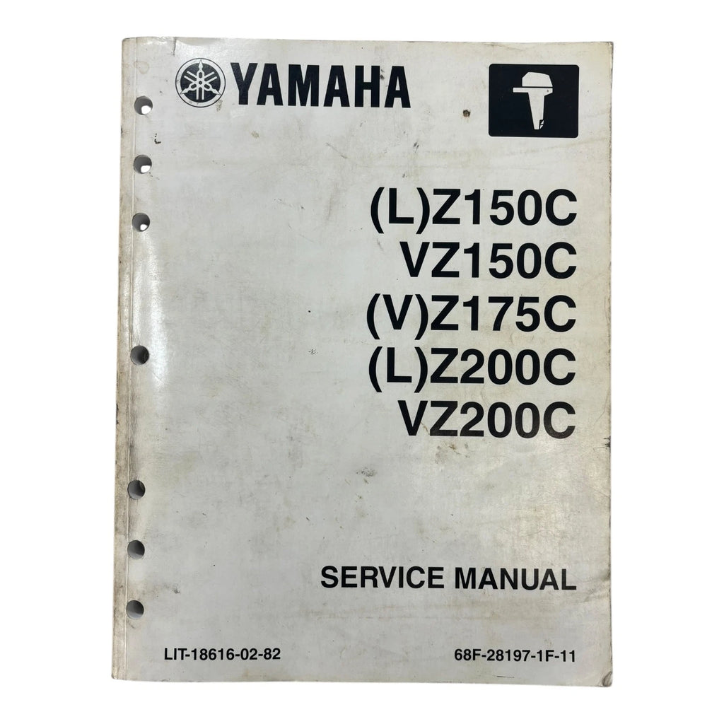 Yamaha Service Manual LIT-18616-02-82 for Z150C/VZ150/Z175C/Z200C/VZ200C (2003)