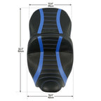One Piece Driver & Passenger Seat for Harley Road Street Glide (2009–2023)