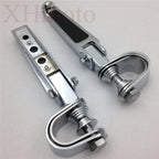 Chrome U-Clamp Foot Peg for Harley 1200 Nightster Super Glide Sportster (2007–2023)