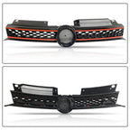 Grille for VW MK6 Golf/GTI/Jetta Sportwagen (2010–2014) Black with Red Trim