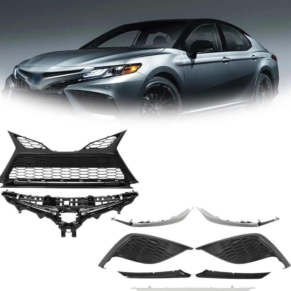 Set of 9 Plastic Grille Center Mesh Kit for Camry (2021â2023)