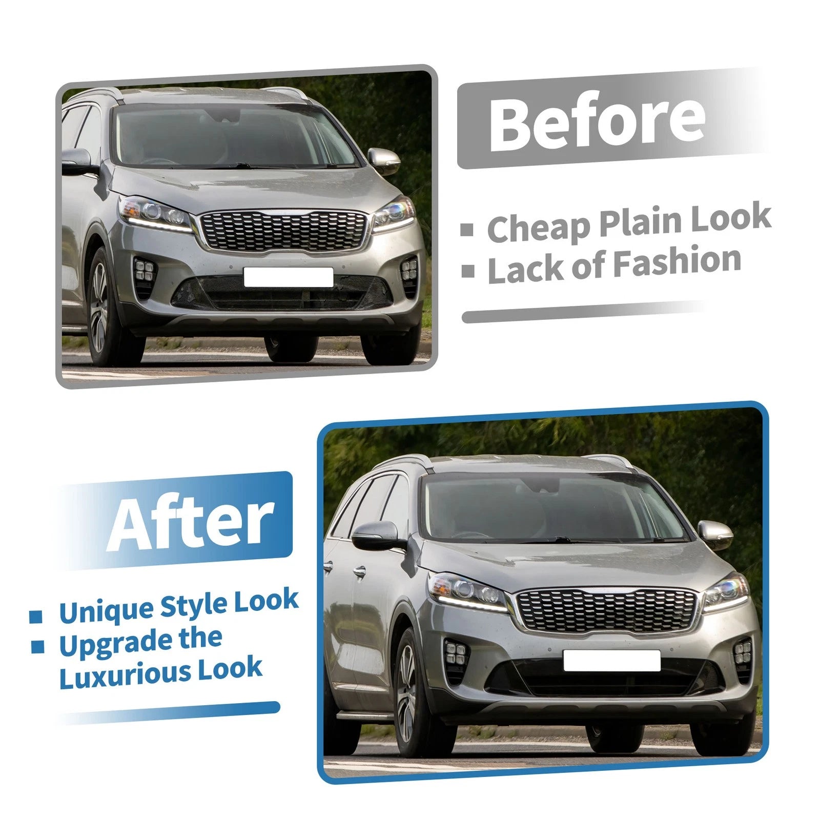 Lower Grille for Kia Sorento (2016–2018) 1 Pcs