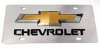 Chrome Bowtie License Plate Emblem Replacement for Chevrolet (2011–2026)