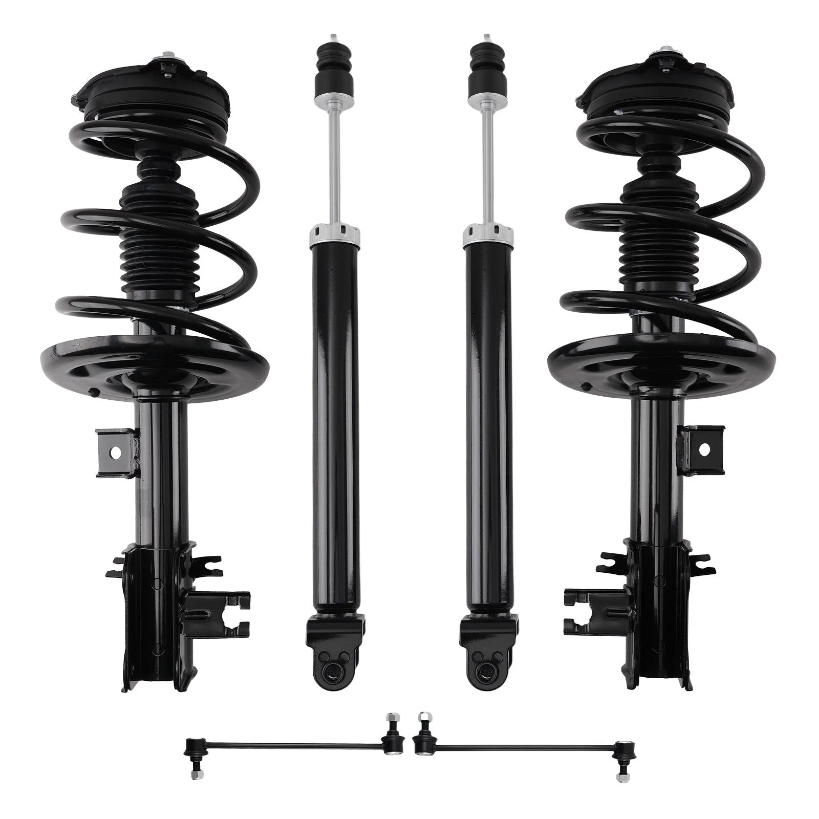 Front Struts w/ Coil Spring, Rear Shocks, Sway Bars for Nissan Altima (2013)