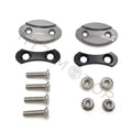Mirror Block Off Plates for BMW S1000RR (2013–2018) Gray