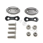 Mirror Block Off Plates for BMW S1000RR (2013–2018) Gray