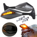 LED Turn Signal Lights Rearview Mirrors for Suzuki GSXR100 (Universal)