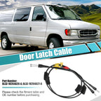 Set of 2 Rear Upper Door Latch Cables 6L3Z-18264A26-A for Ford F-150 F-250 (1997–2004)