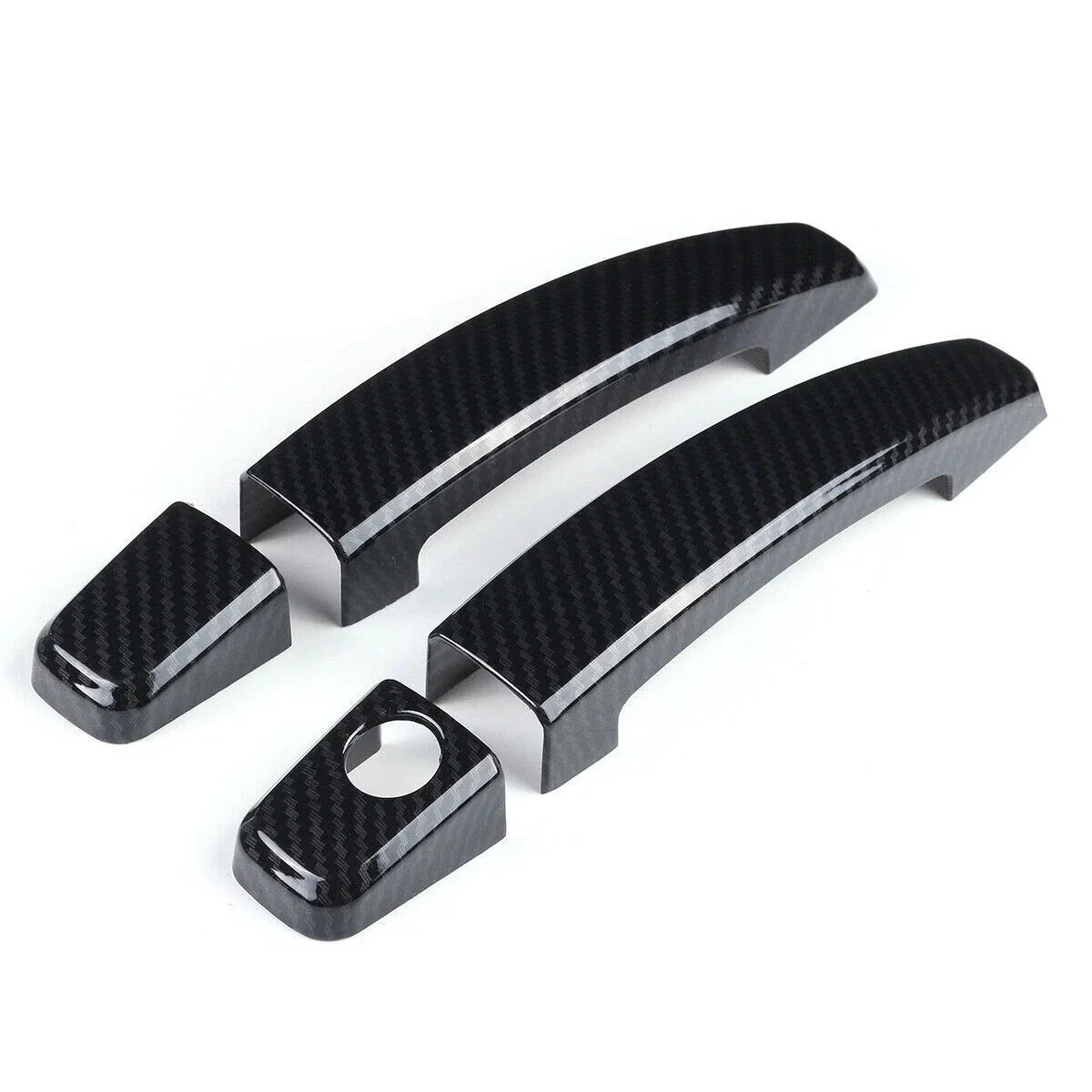 Carbon Fiber Style Door Handle Cover Trim for Chevrolet Camaro (2010–2015)
