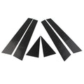 6 Pcs Car Exterior Door Window B Pillar Post Covers for Audi Q5 (2012-2017)