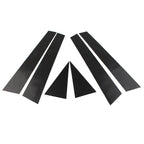6 Pcs Car Exterior Door Window B Pillar Post Covers for Audi Q5 (2012-2017)