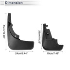Set of 2 Mud Flaps Splash Guards for Audi Q5 (2009–2016)