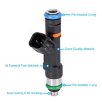 Set of 4 Flow Matched Fuel Injectors for Ford C-Max, Focus (2013–2018)