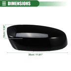 Right Rearview Mirror Cap for Chevrolet Silverado 1500 (No. 25788155, Gloss Black)