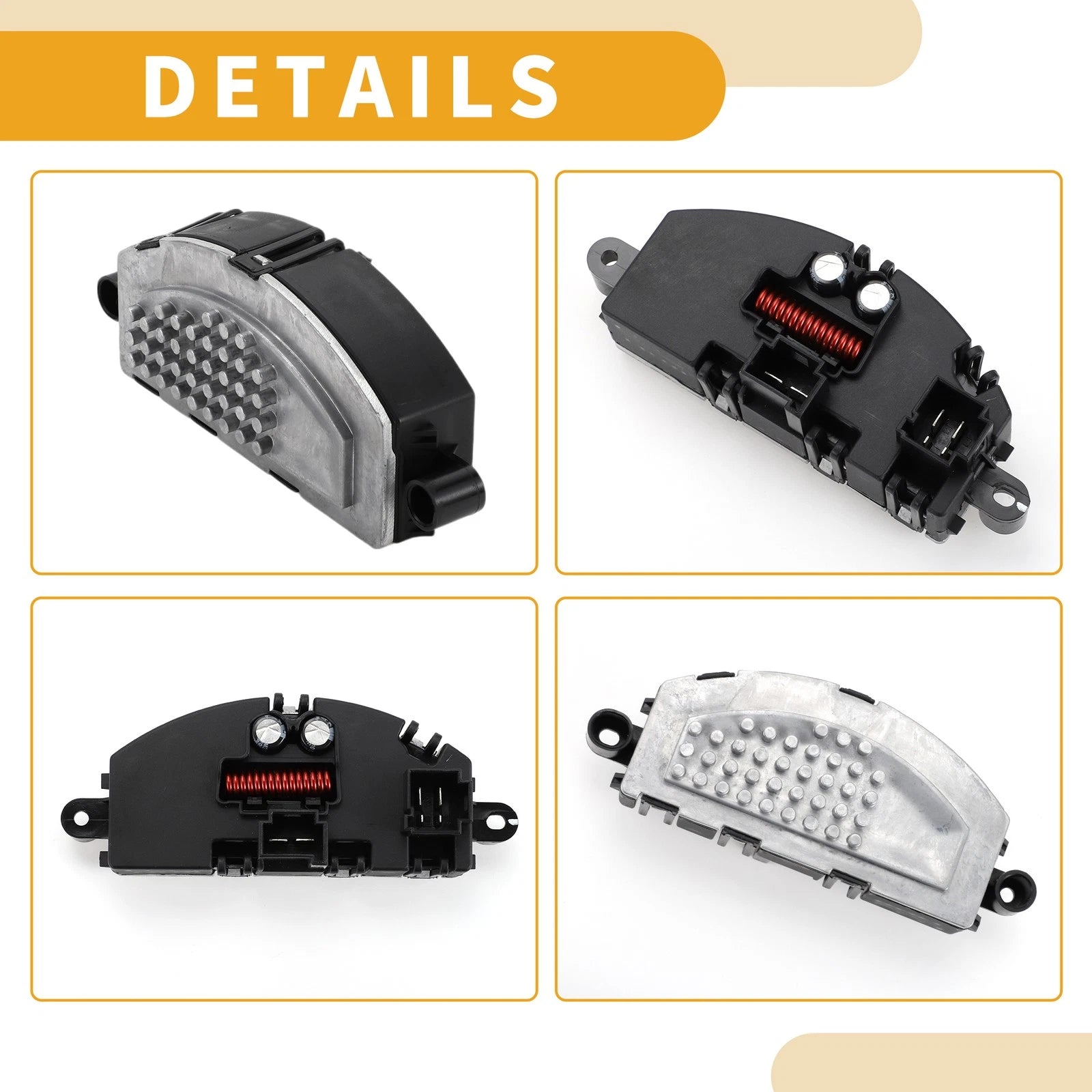 HVAC Blower Motor Resistor No. 5Q0907521F for Audi S3, TT (2015–2019)