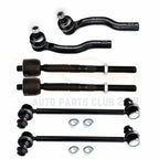 Set of 6 Front Sway Bar Inner Outer Tie Rod Ends for Toyota Sienna (2004–2010)