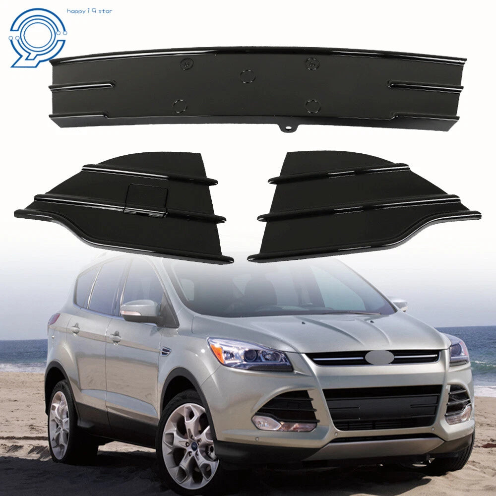 3Pcs Front Bumper Grille for Ford Escape (2013–2016) FO1036154PP