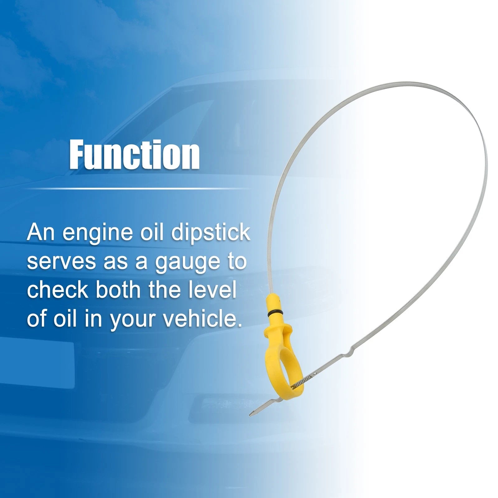 Engine Oil Fluid Level Dipstick for Ford Explorer (2011–2021) No.DG1Z-6750-AB