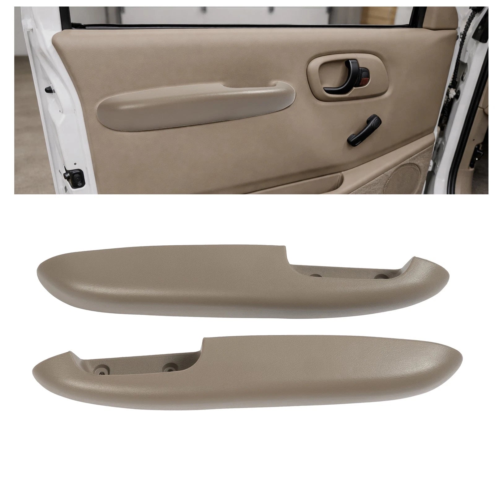 Set of 2 Door Armrests for Cadillac Chevy GMC SUV Truck