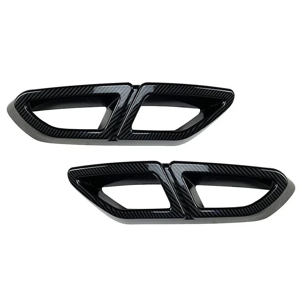Carbon Fiber Rear Exhaust Muffler Tail Pipe Cover for VW Passat (16-19)